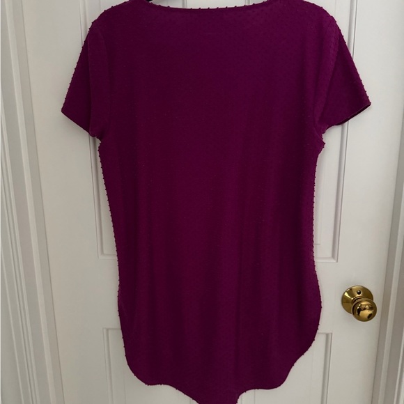 The Limited Maroon Short Sleeve Top - Picture 6 of 8